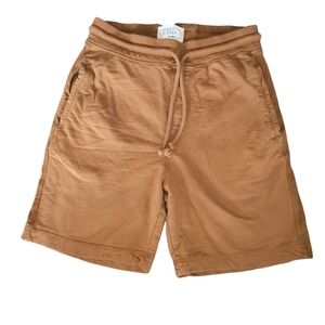 Men's Free Planet 100% Organic Cotton Gold/Brown Shorts Size XS